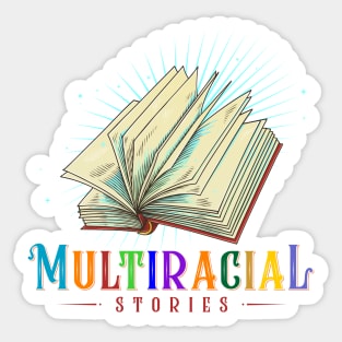 Multiracial Stories Logo Sticker